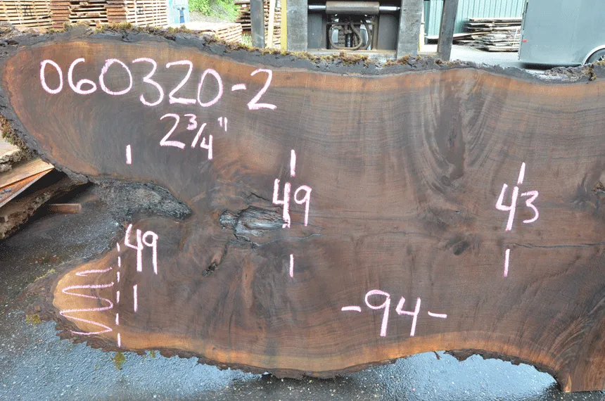 Oregon Black Walnut Slab 060320-02