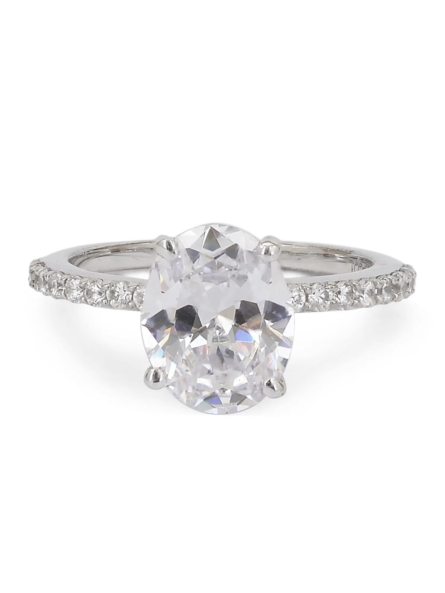 Ornate Jewels 4.5 Carat Solitaire Ring For Women