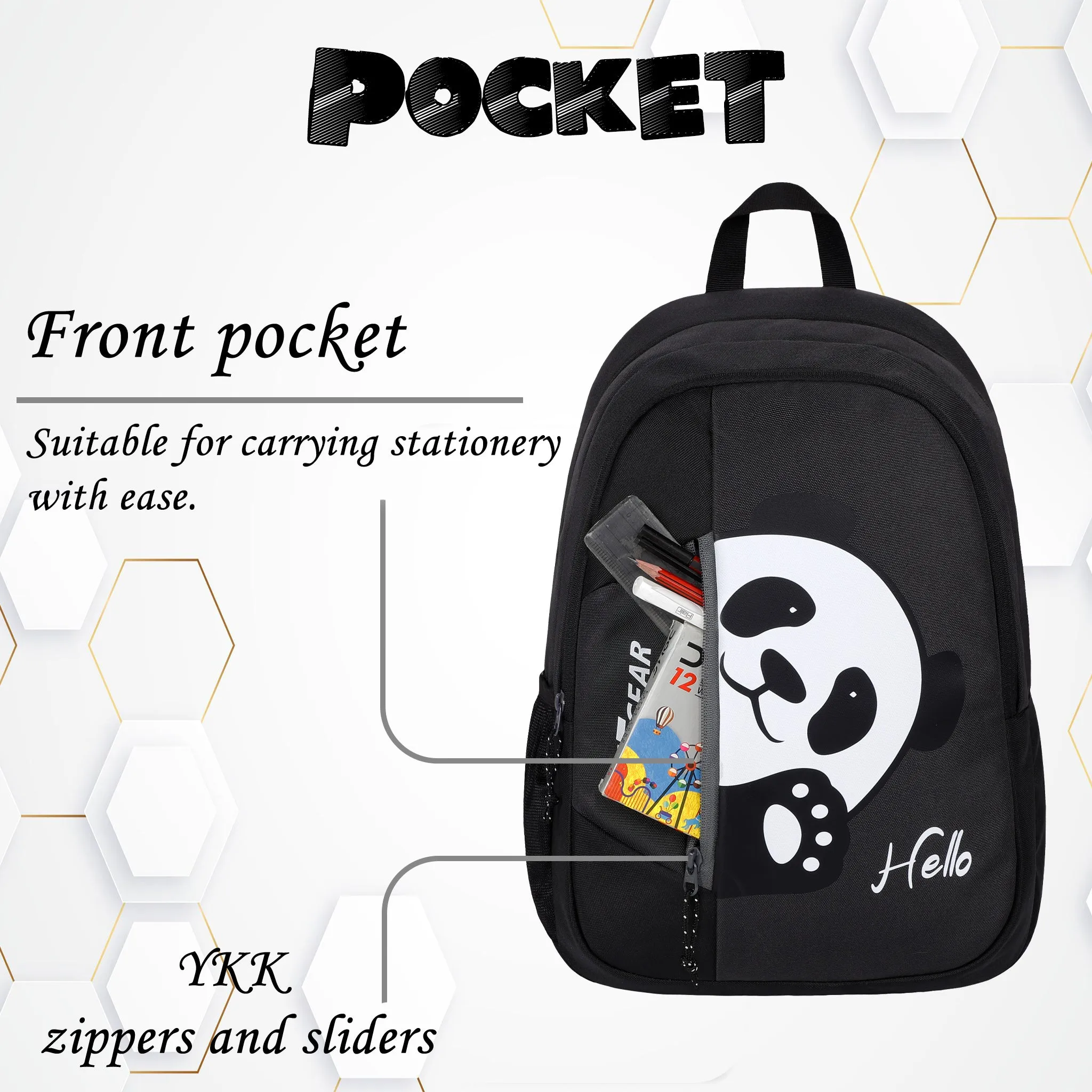 Panda 21L Grey Backpack