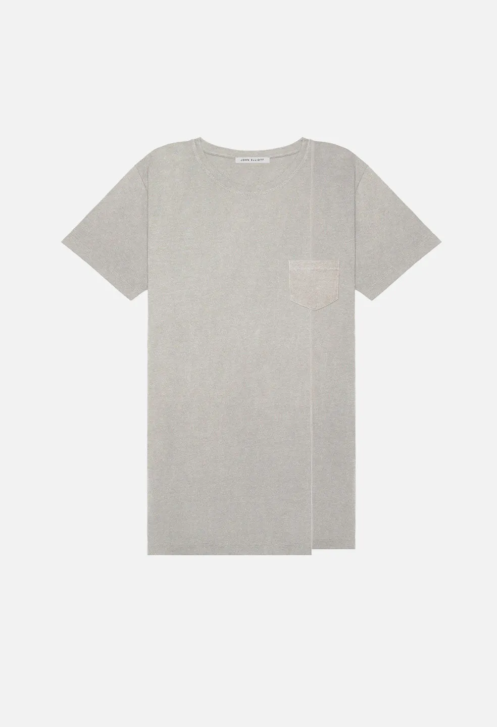 Paneled Pocket Tee / Washed Clay