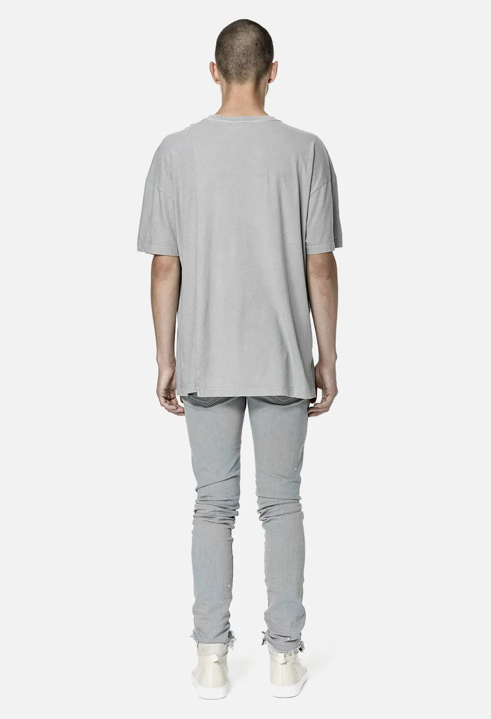 Paneled Pocket Tee / Washed Clay