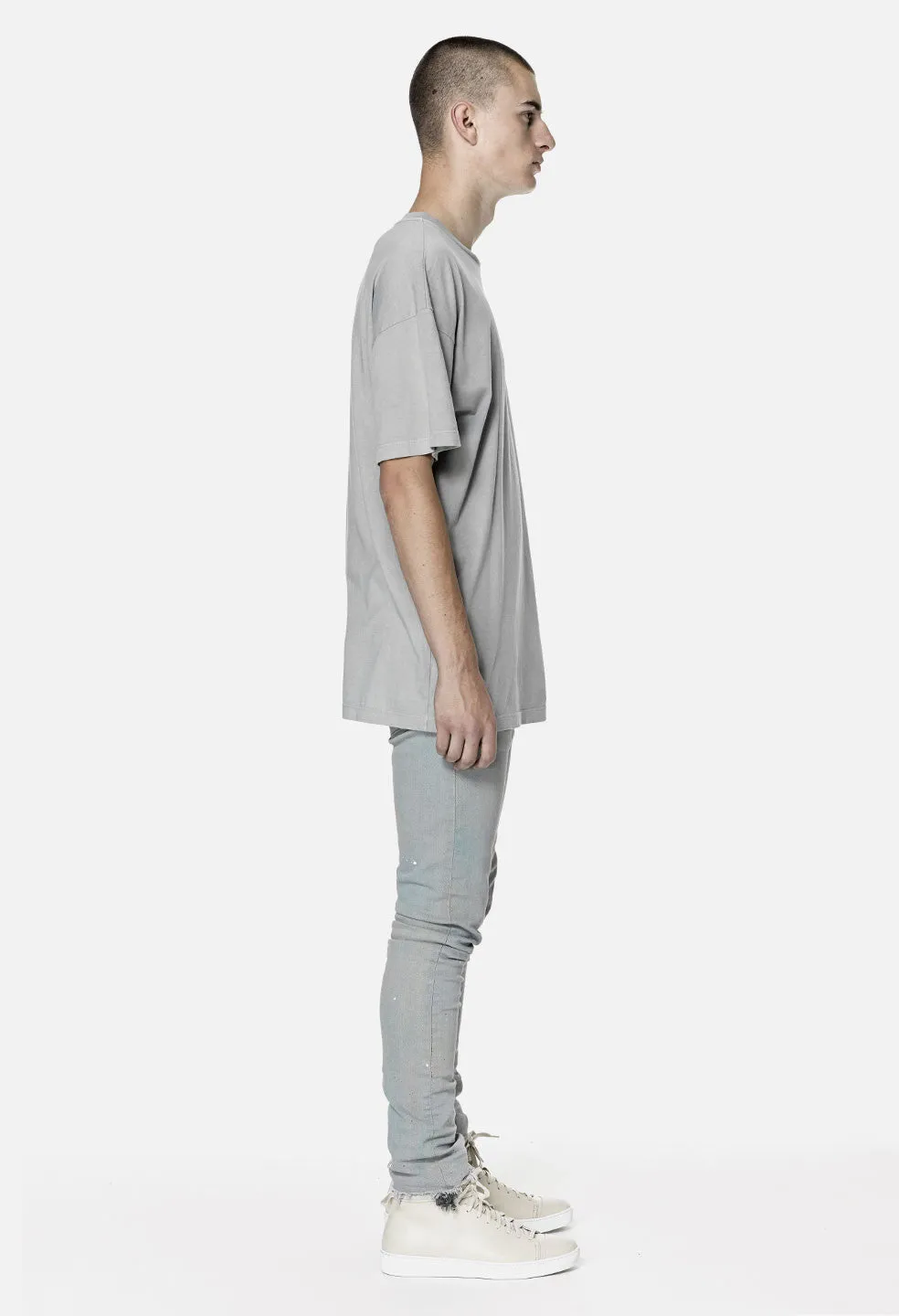 Paneled Pocket Tee / Washed Clay