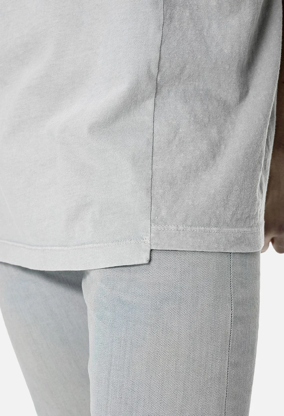 Paneled Pocket Tee / Washed Clay