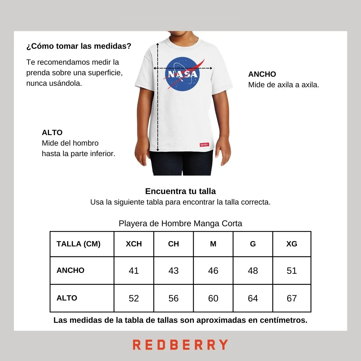 Playera Nios Nasa Logo Azul