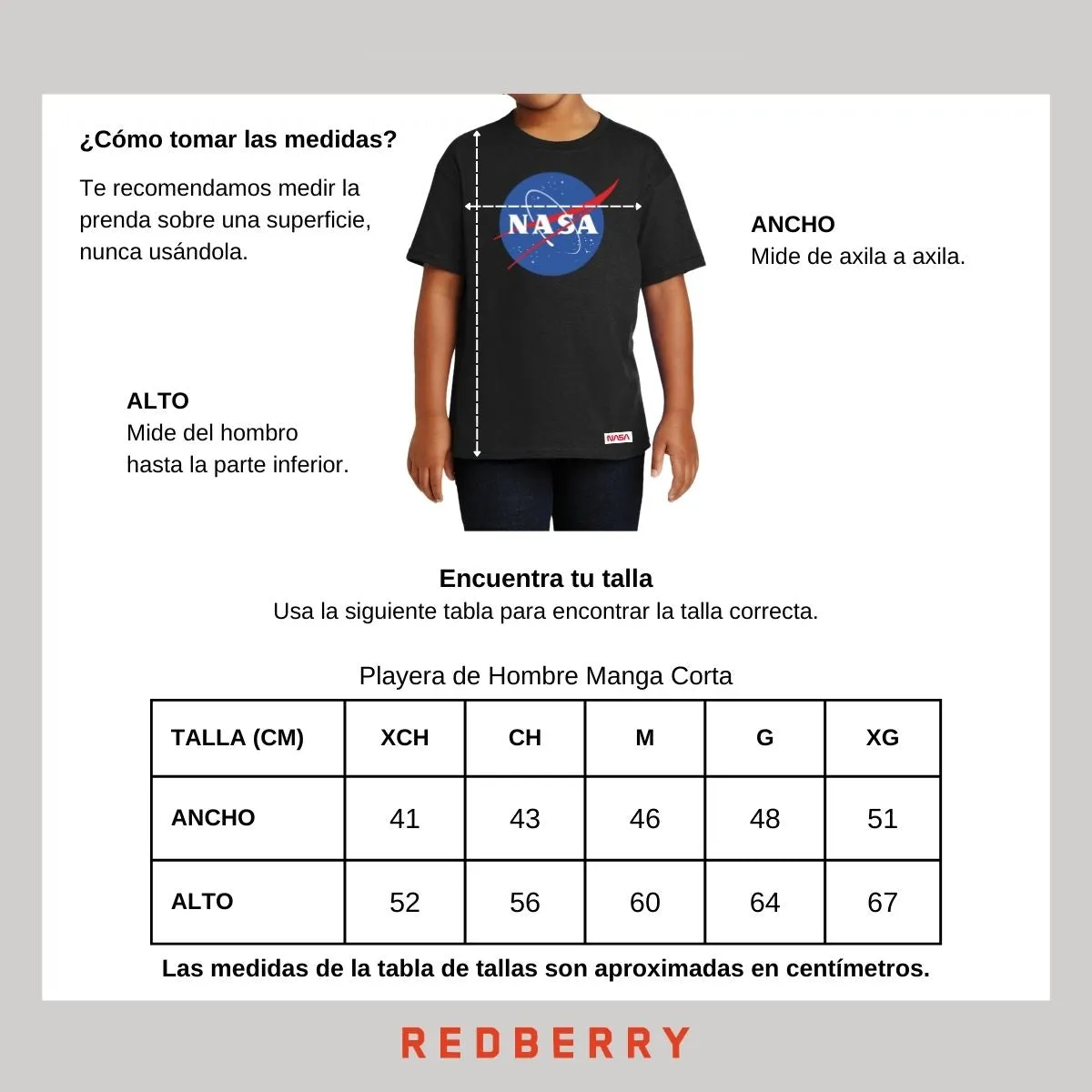 Playera Nios Nasa Logo Azul