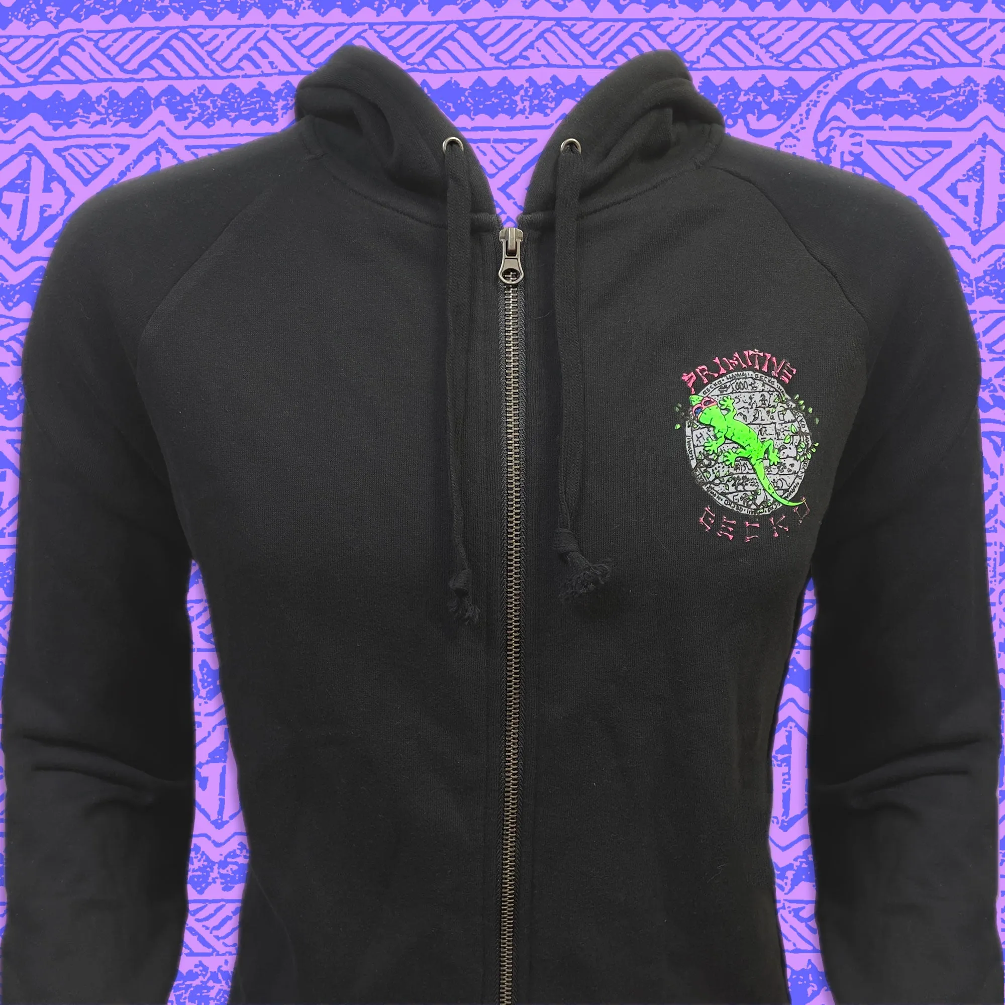 Primitive Gecko Hoodie - Womens Premium Zip