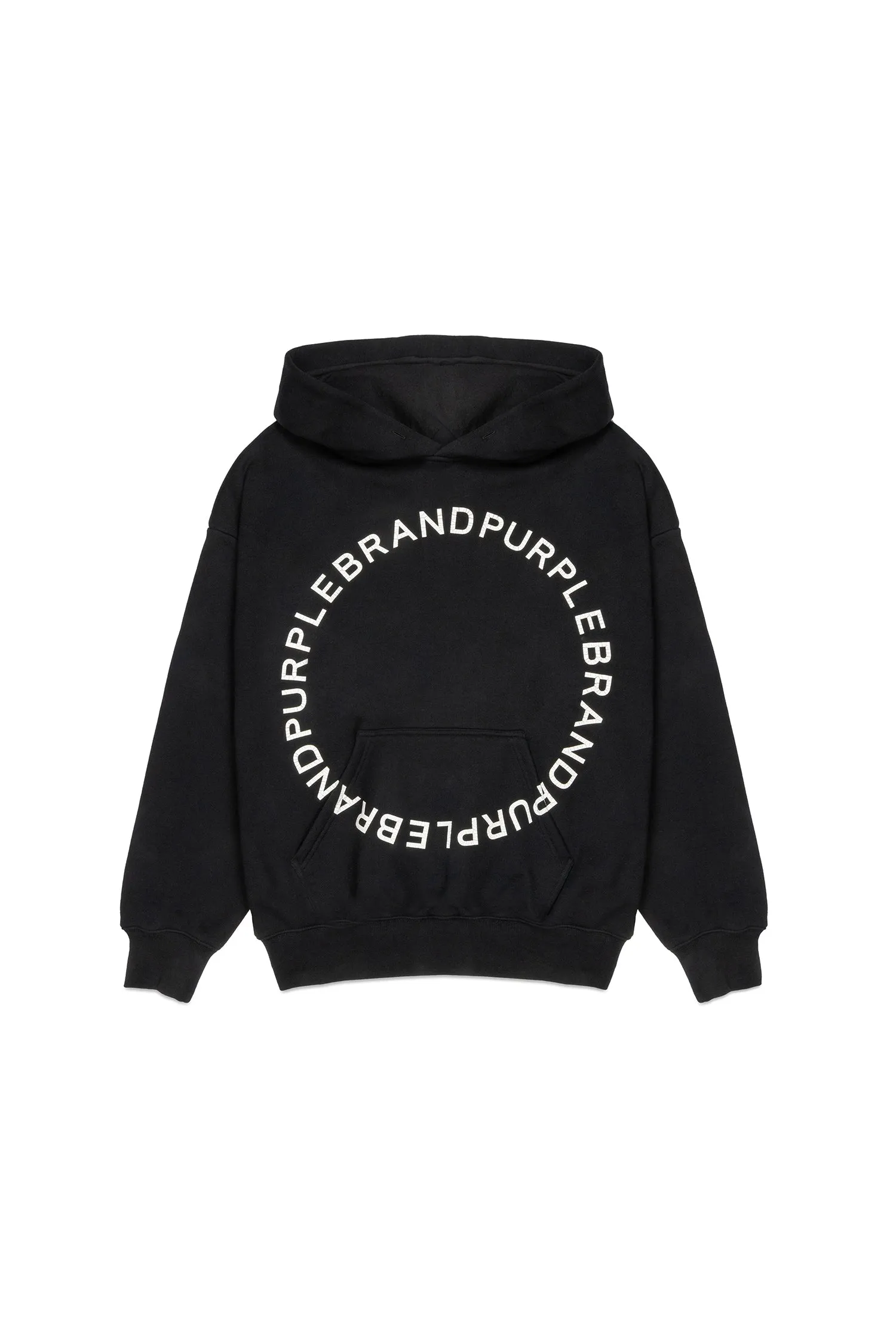 PURPLE BRAND Circle Wordmark Hoodie