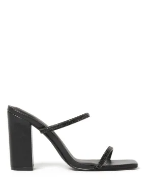 Rebecca Diamante Mule Heel