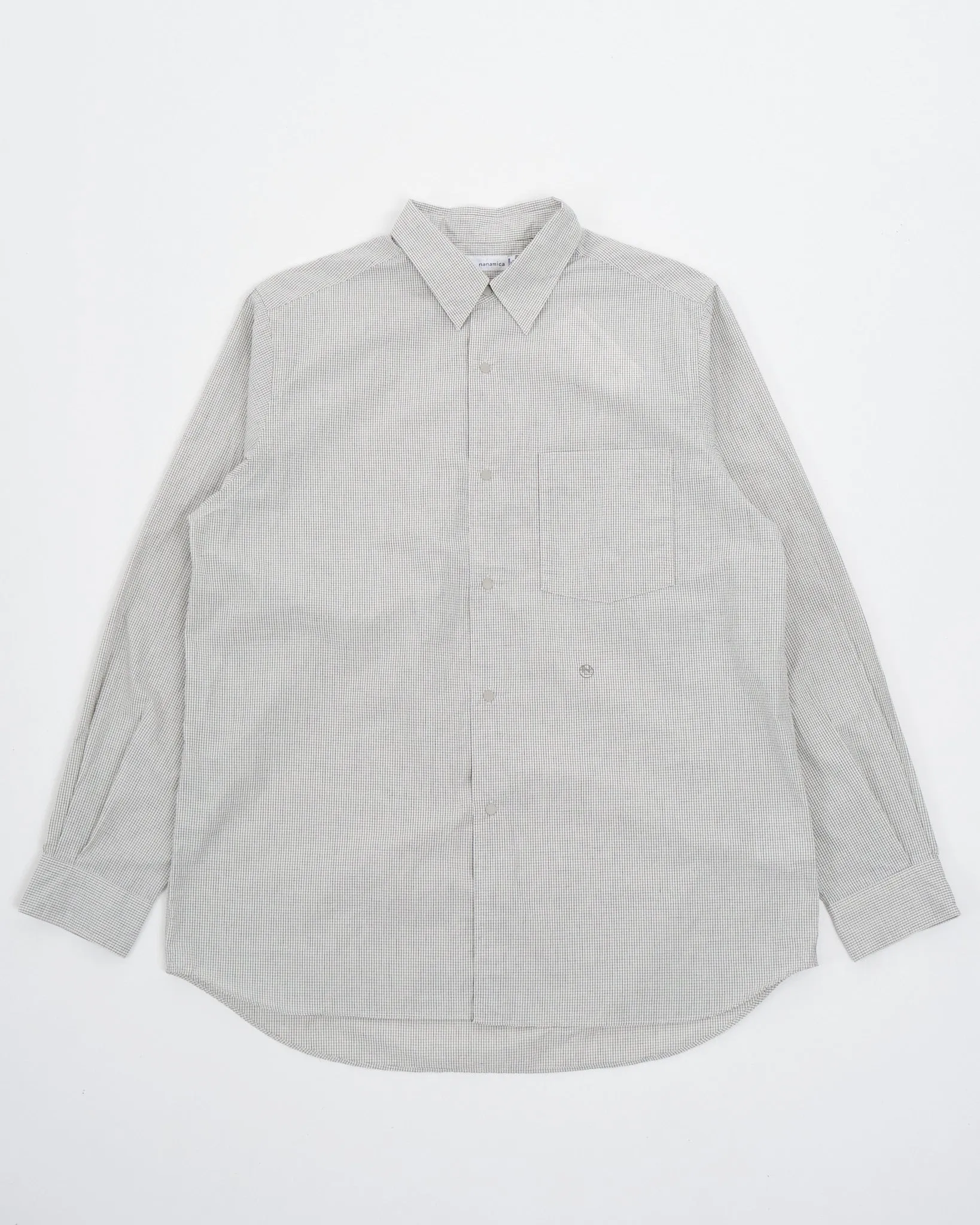 Regular Collar Wind Shirt Natural