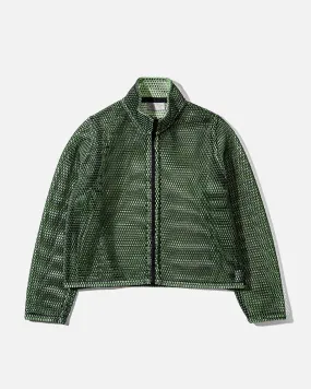 Reversible Box Zip Up - Green / Black