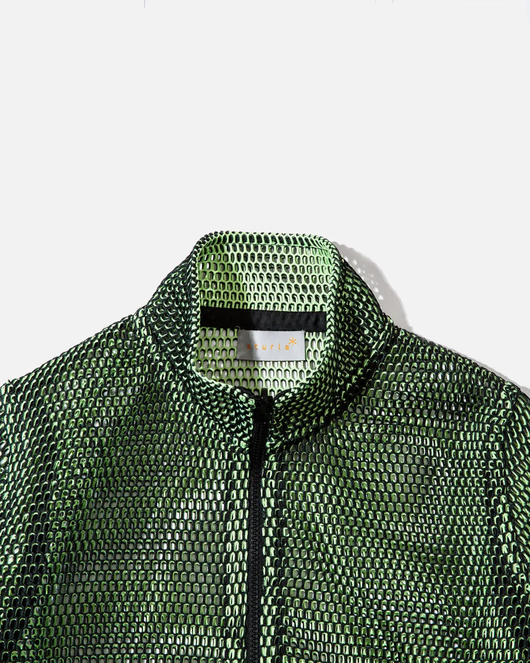 Reversible Box Zip Up - Green / Black