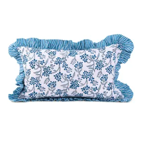 Ruffle Lumbar Pillow - Sanibel