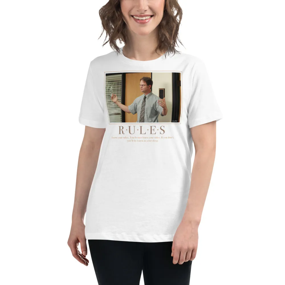 Rules Motivational Women's Relaxed T-Shirt