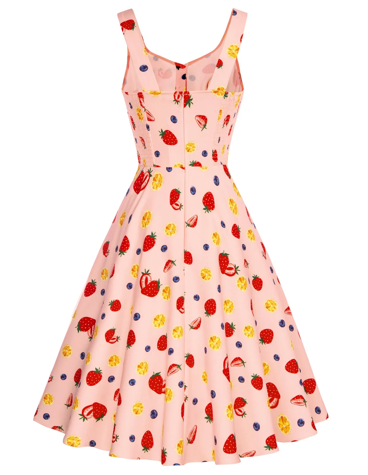 Seckill Offer⌛1950s Vintage Sleeveless Printed A-Line Dress