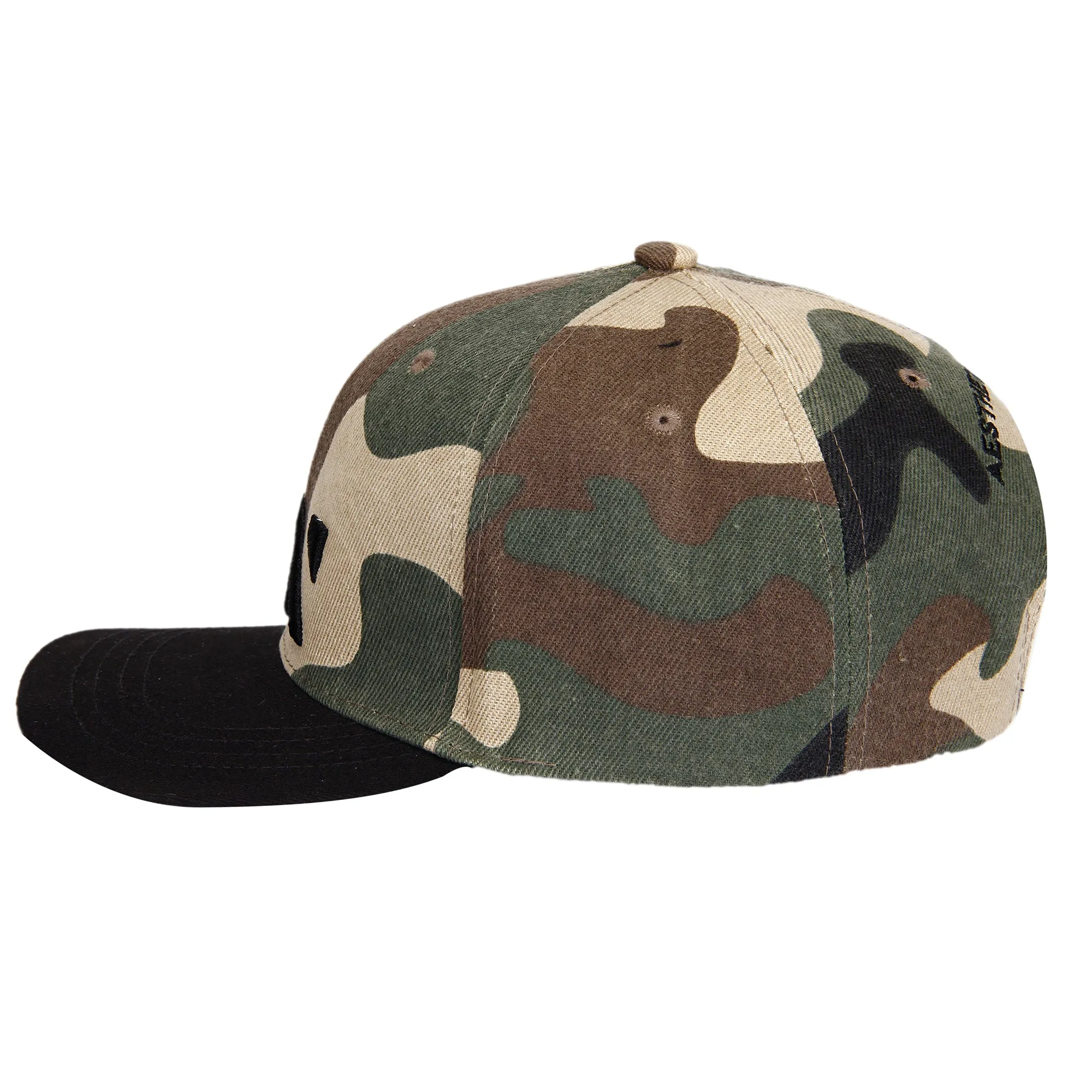 Snapback Cap - Army Black