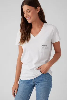 Sol Much Pocket V-Neck Tee