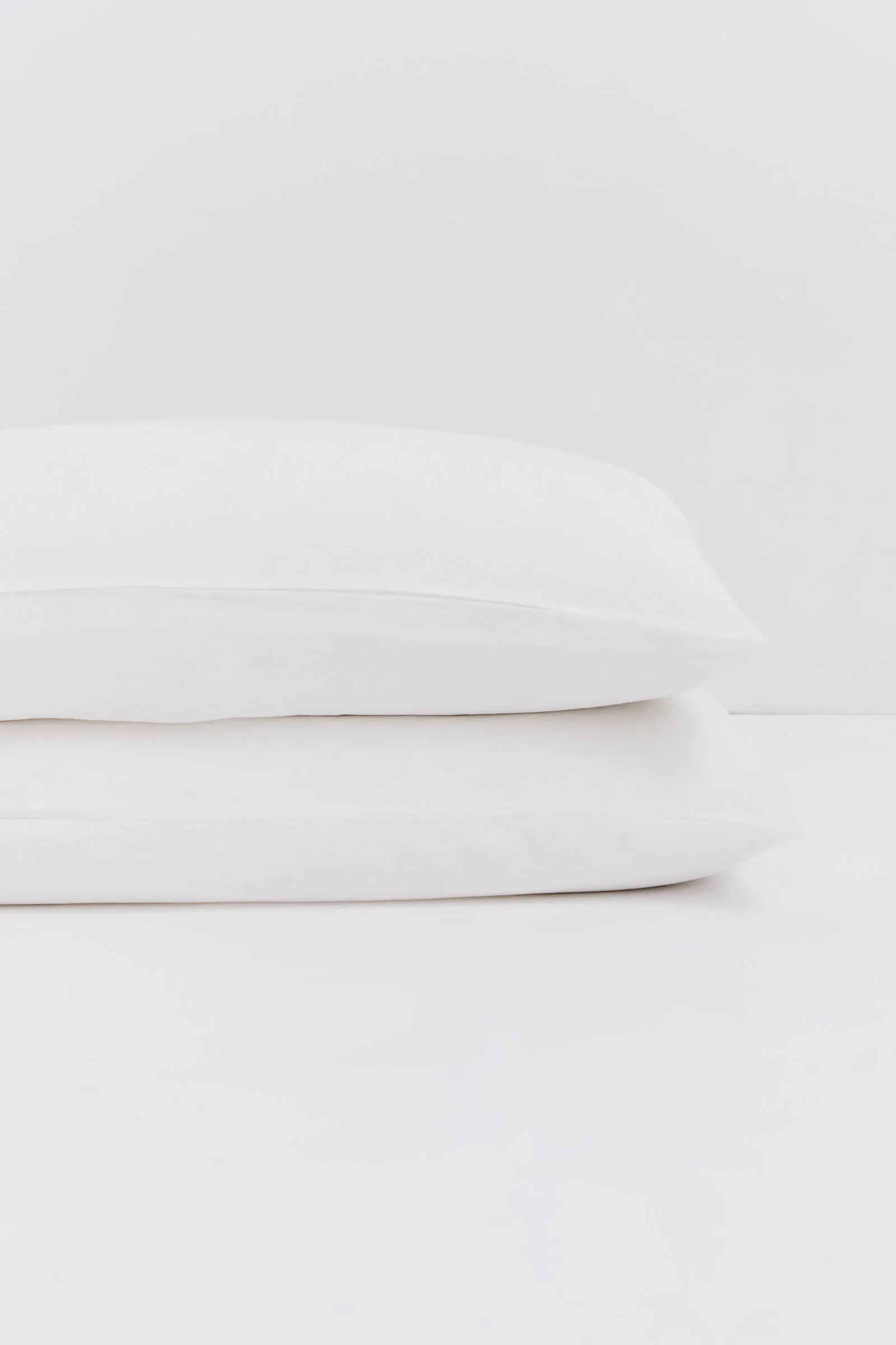 Standard Linen Pillow Cases White