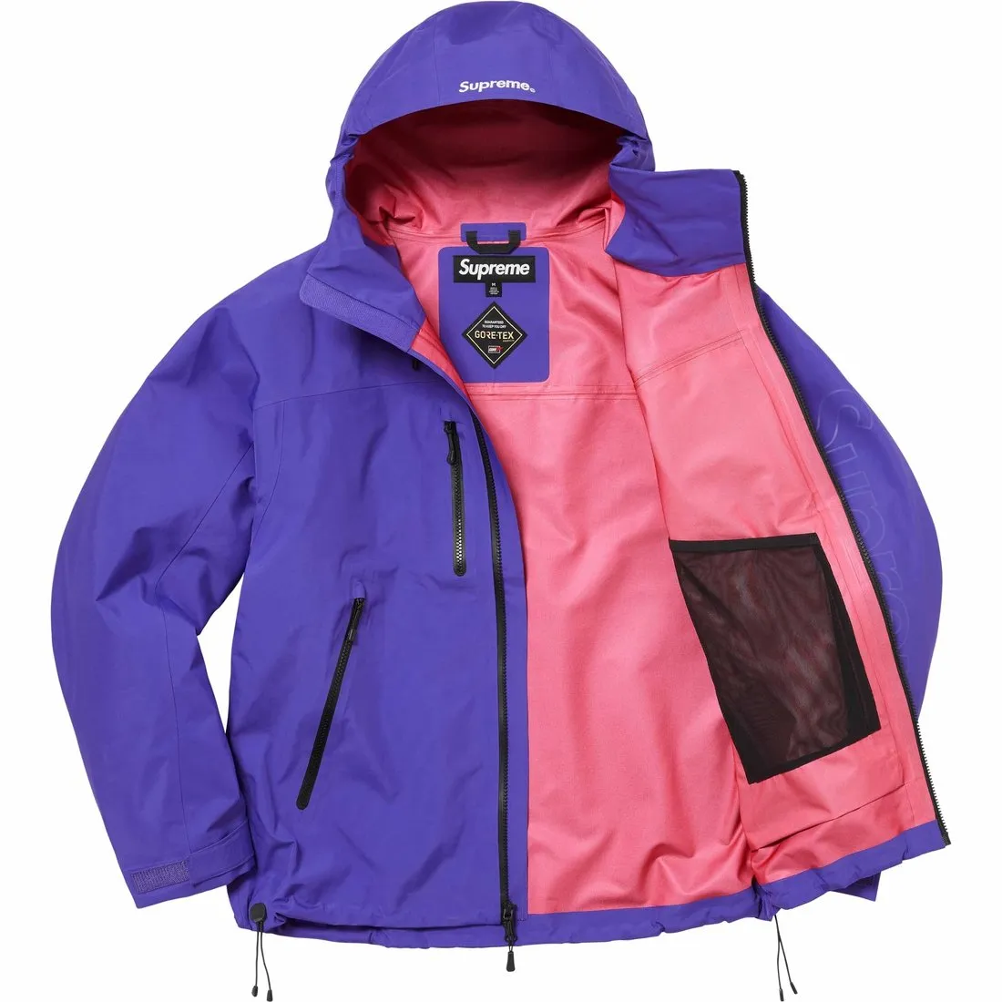 SUPREME GORE-TEX TAPED SEAM SHELL JACKET-PURPLE