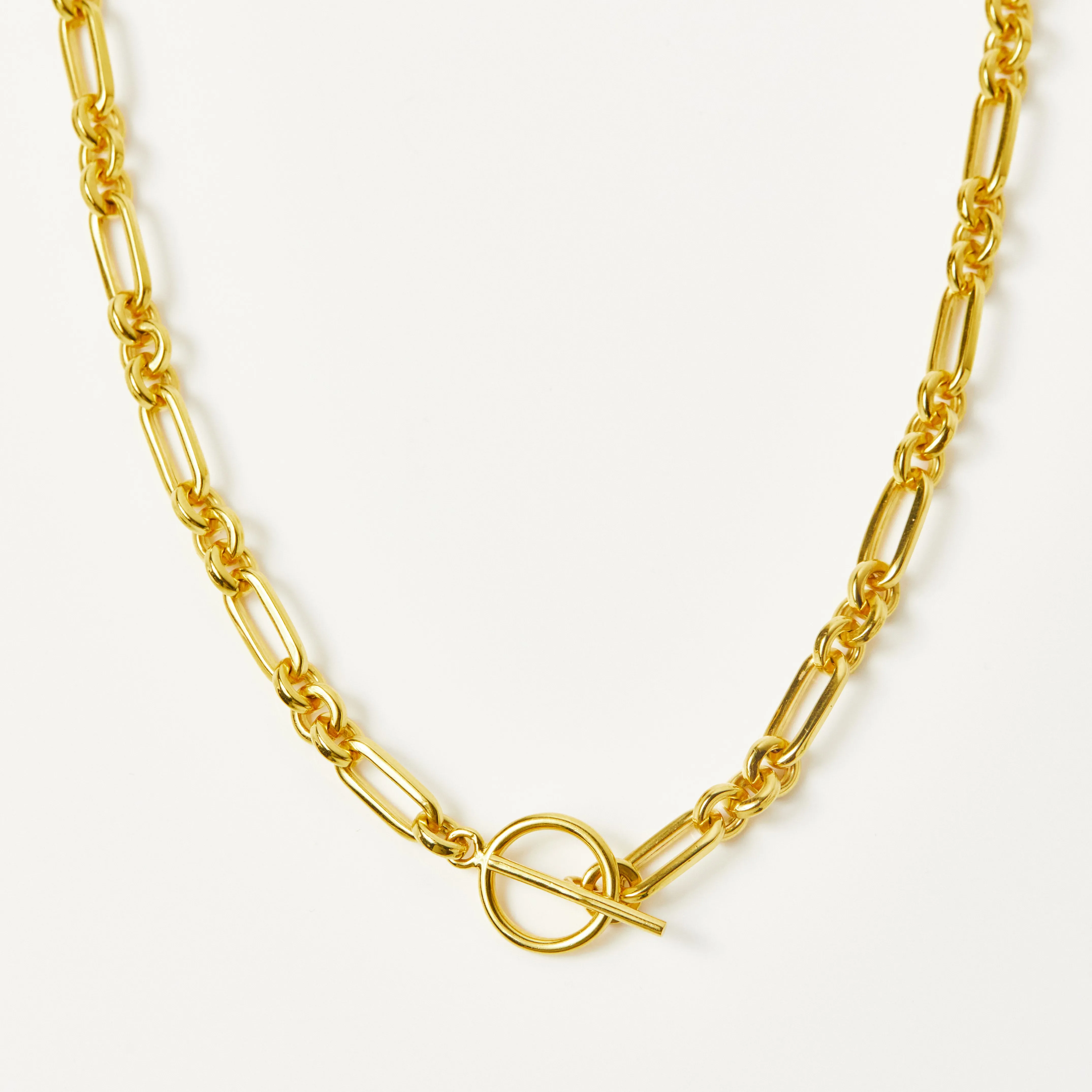 T Bar Chunky Chain Necklace