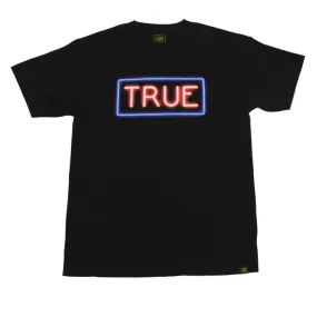 True Mens Neon T-Shirt Black