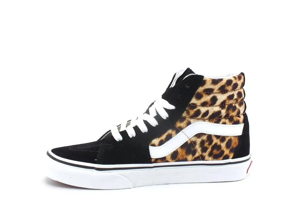 VANS Sk8-Hi Sneaker High Black White Leopard VN0A4U3C3I61