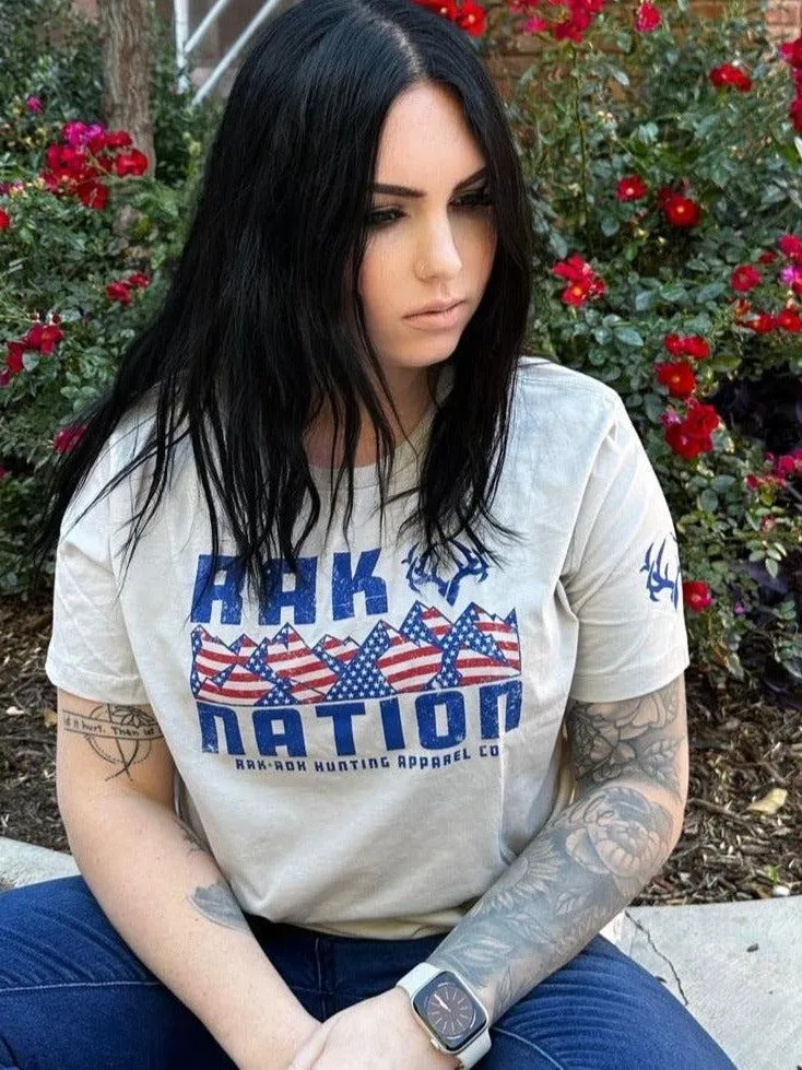 Womens Rak Nation Relaxed Tee