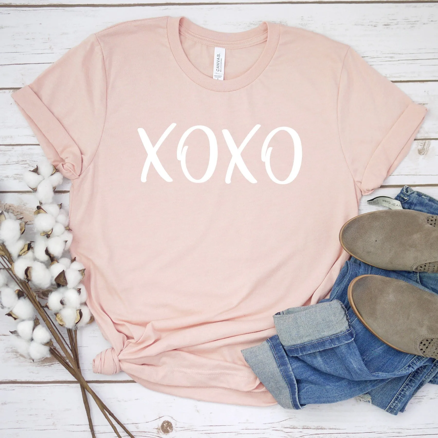 XOXO soft comfortable cute year round t-shirt for women | 721 Done